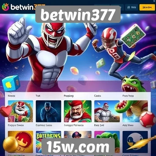 Variedade de jogos disponíveis na plataforma betwin377
